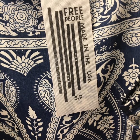 Free People Printed Slip Dress - Picture 3 of 3